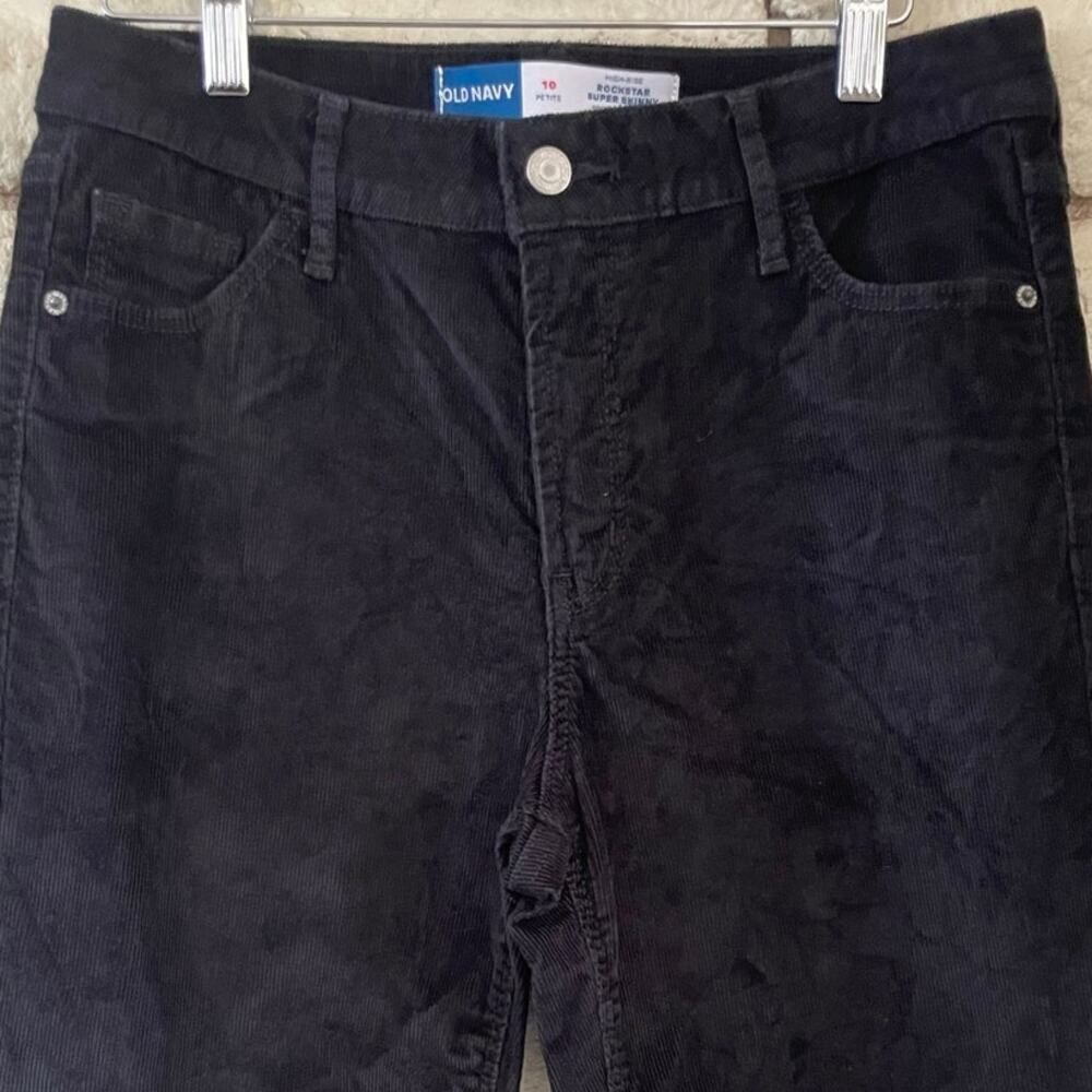 Old Navy High-Waisted‎ Rockstar Super-Skinny Pants Women Size 10P - Picture 4 of 9